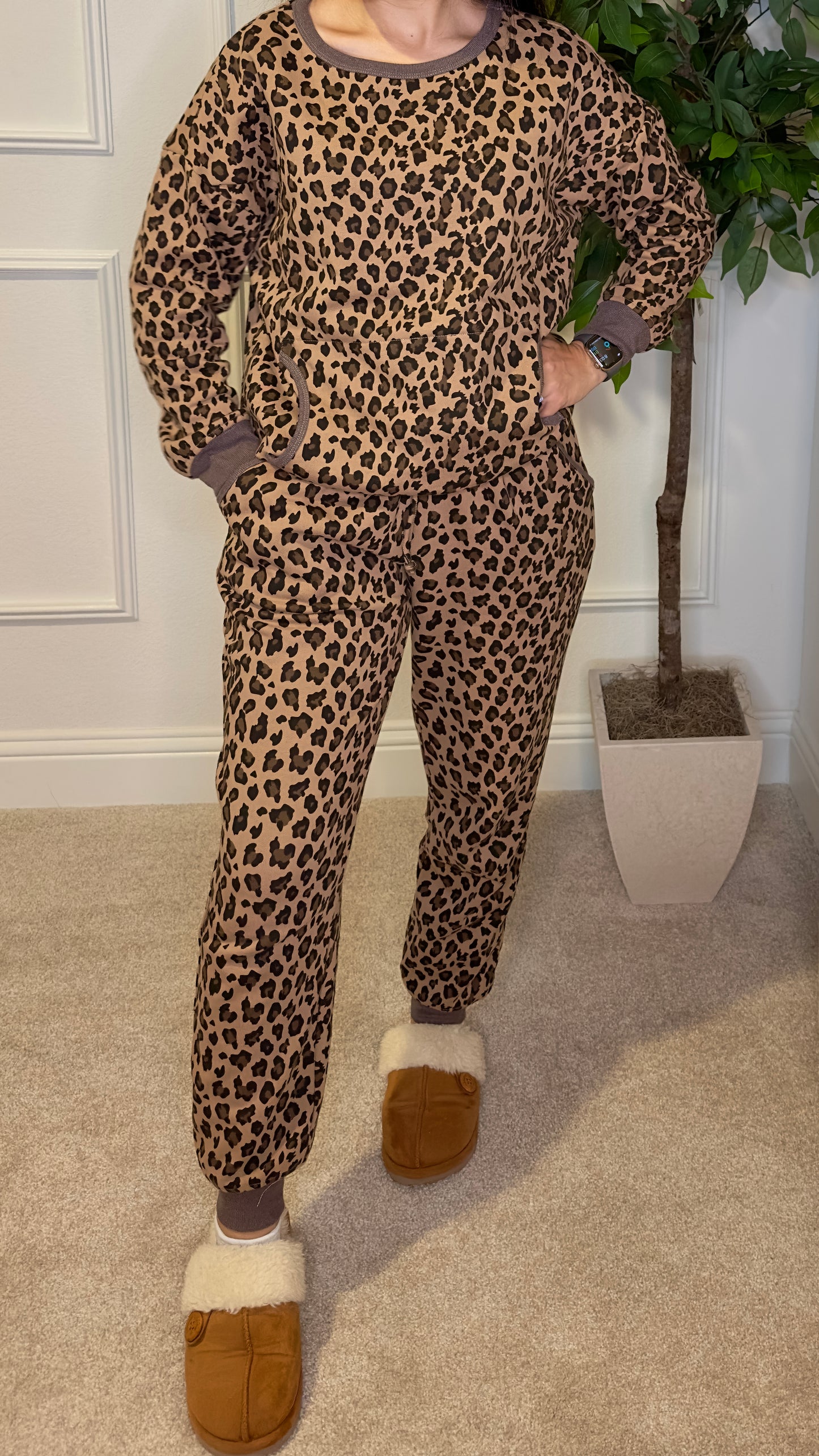 CHI ANIMAL PRINT JOGGERS - CHEETAH