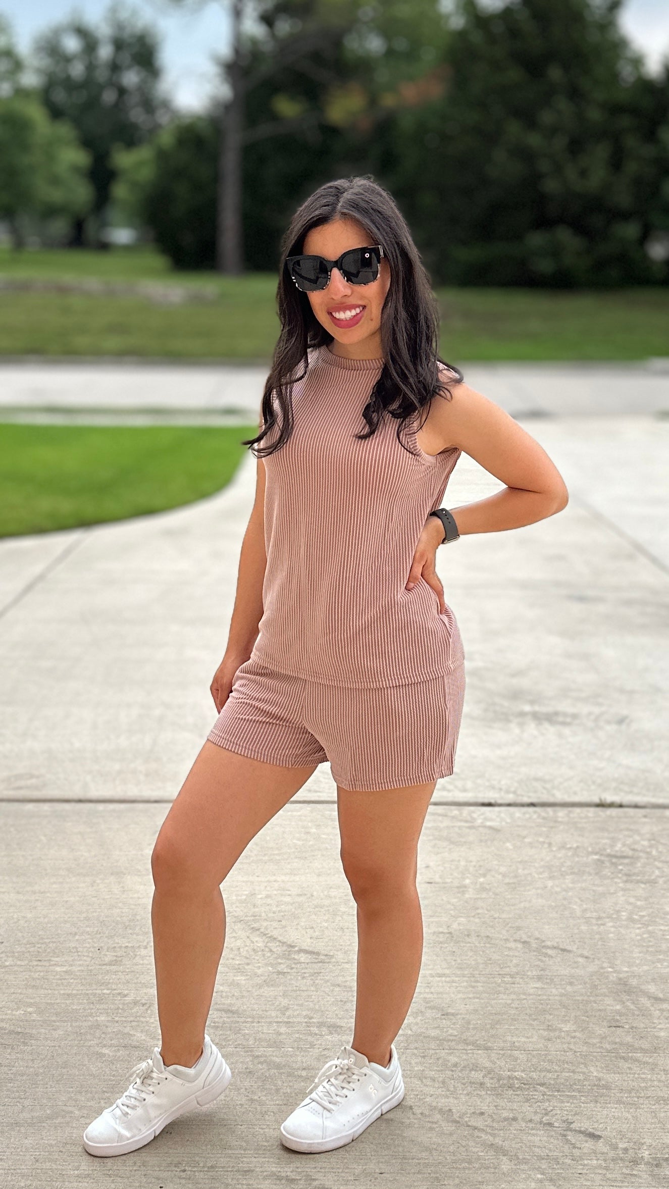 SANDY TOP & SHORT SET - NUDE