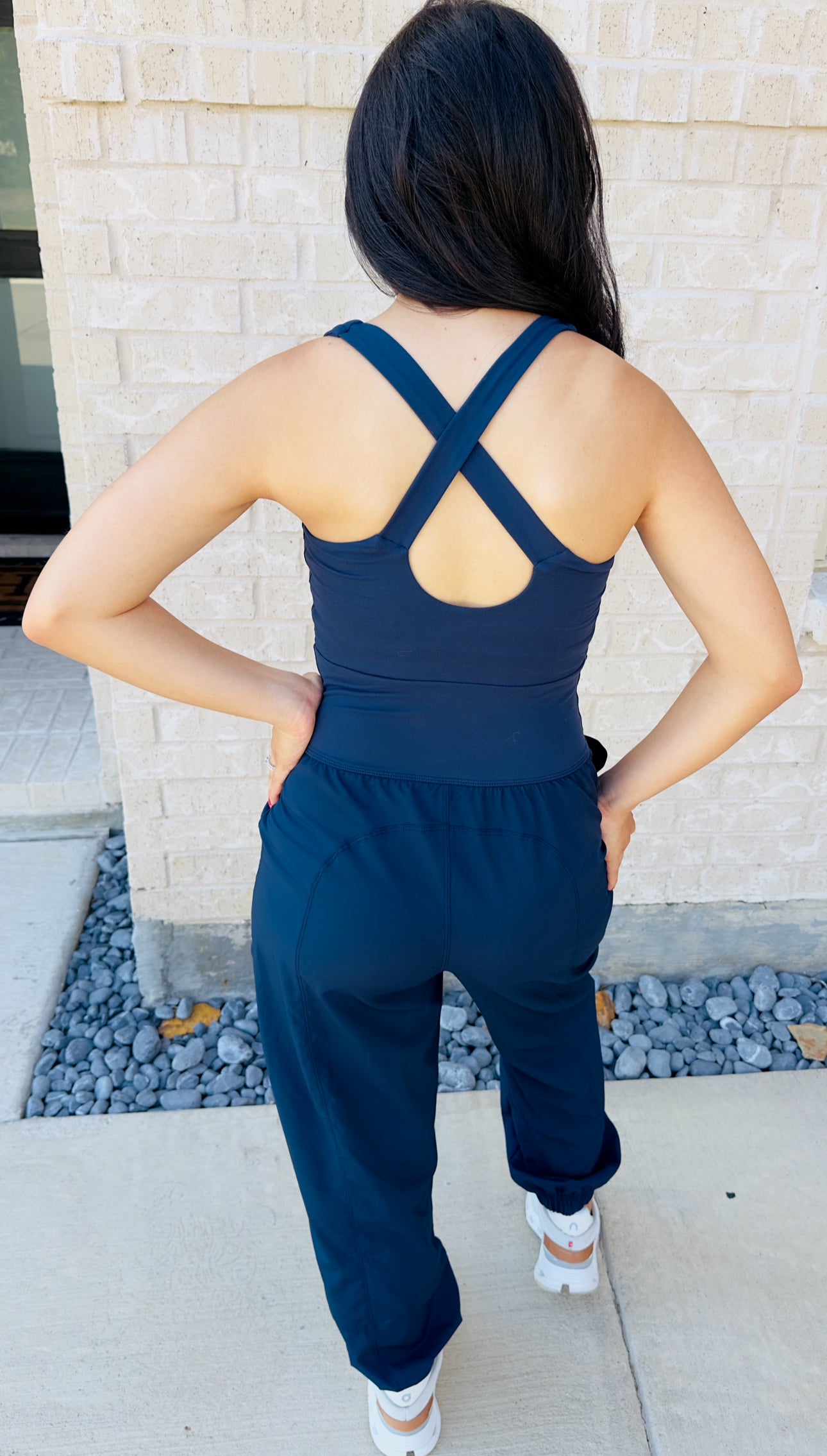 DEMI - ACTIVE JOGGER JUMPSUIT - NAVY